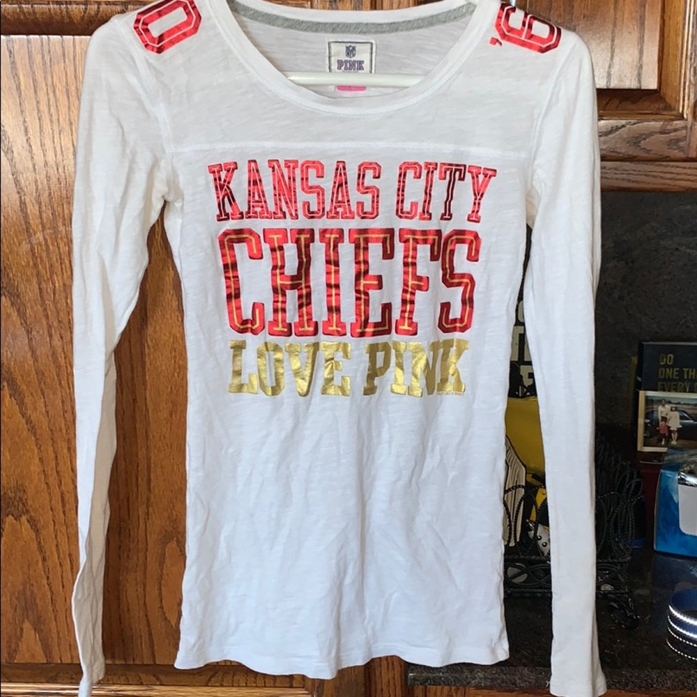 VS PINK KANSAS CITY CHIEFS LONG SLEEVE